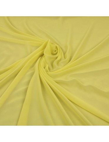 Tissu mousseline jaune