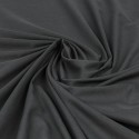 Tissu voile de coton unni noir