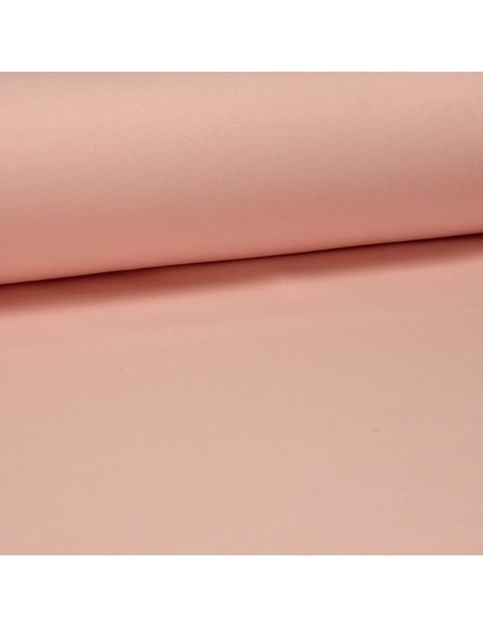 Tissu demi natté uni grande largeur rose