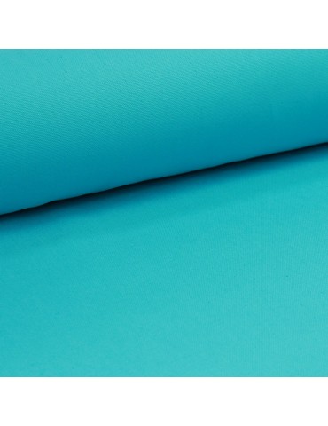 Tissu demi natté uni grande largeur bleu