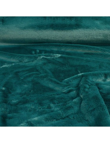 Fourrure synthétique polyester vert