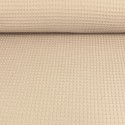 Tissu nid d'abeille grand uni 150 cm beige Tissu nid d'abeille grand uni 150 cm beige