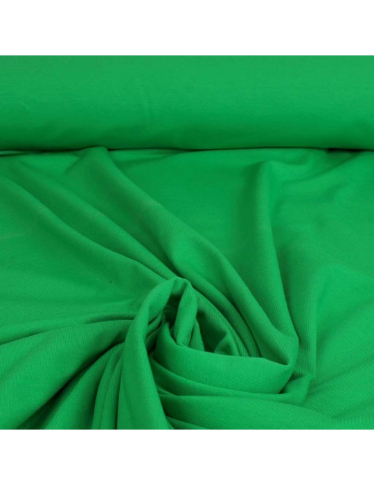 Tissu jersey uni oeko-tex vert