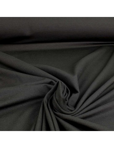 Tissu jersey uni oeko-tex noir