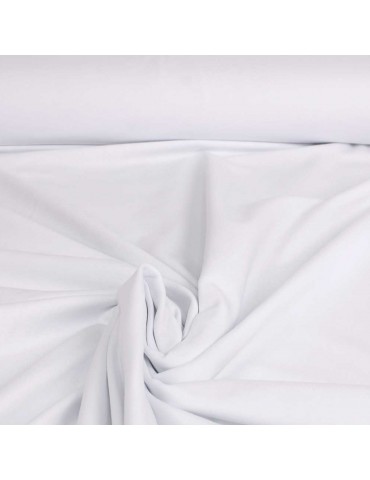 Tissu jersey uni oeko-tex blanc