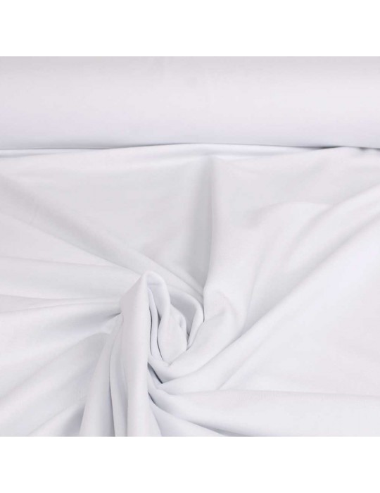 Tissu jersey uni oeko-tex blanc