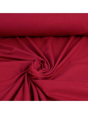 Tissu jersey uni oeko-tex rouge