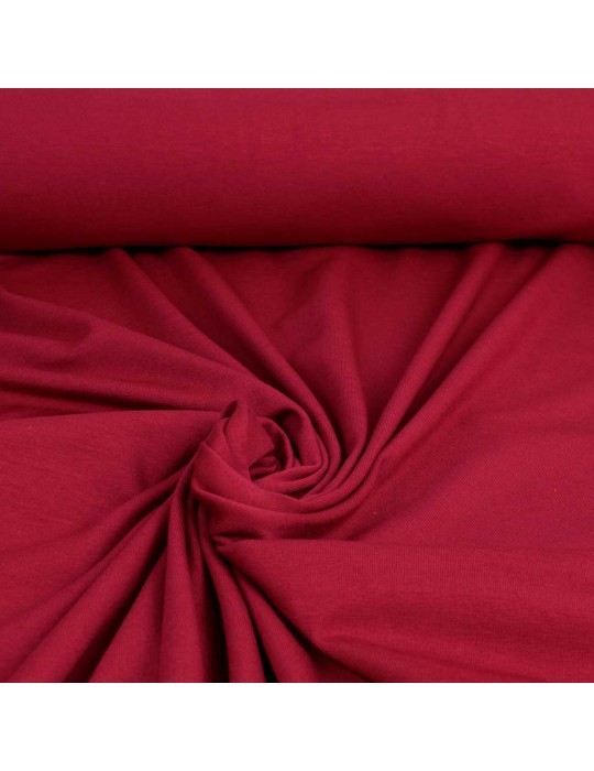 Tissu jersey uni oeko-tex  rouge