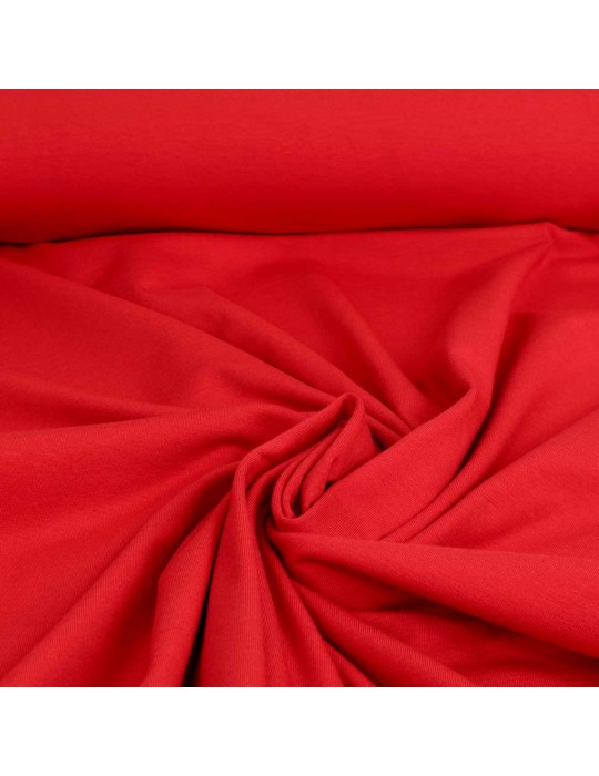 Tissu jersey uni oeko-tex rouge