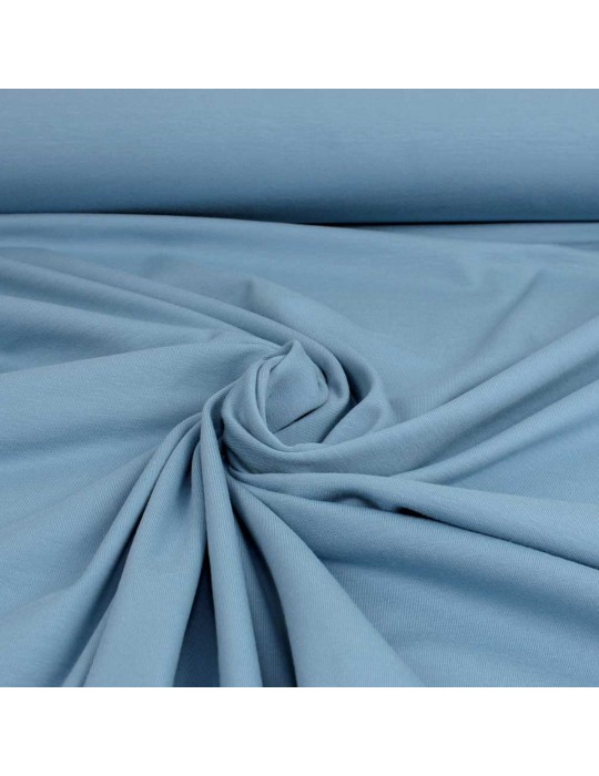 Tissu jersey uni oeko-tex bleu