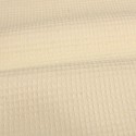 Coupon nid d'abeille petit uni 50 x 150 cm blanc Coupon nid d'abeille petit uni 50 x 150 cm blanc