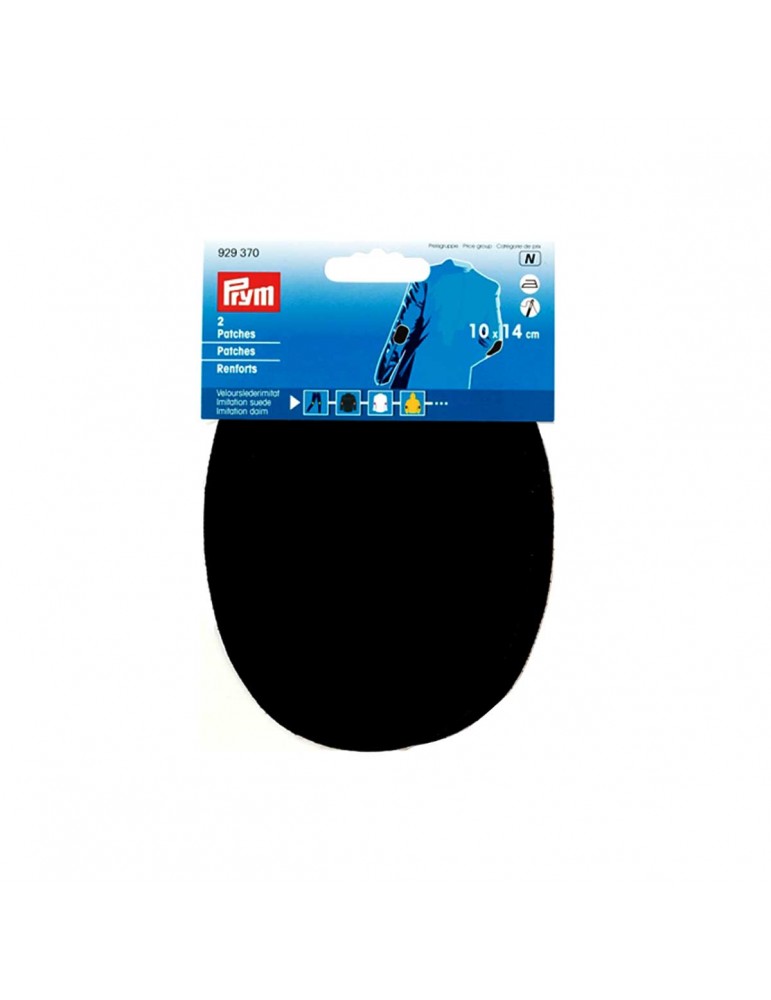 Renforts thermocollants coude/genou 10x14 cm noir