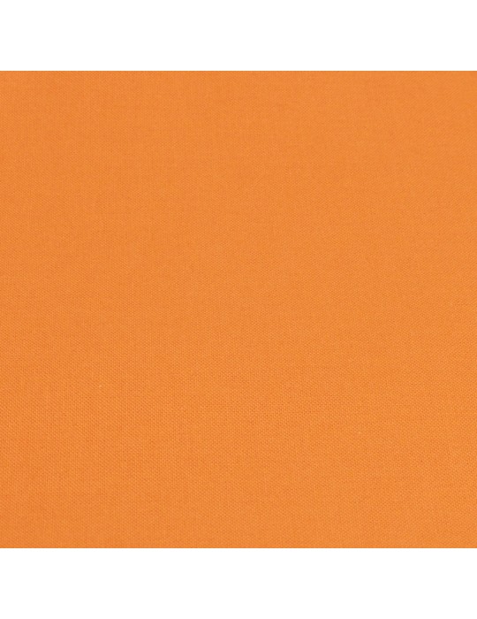 Coupon coton uni 50 x 50 cm orange
