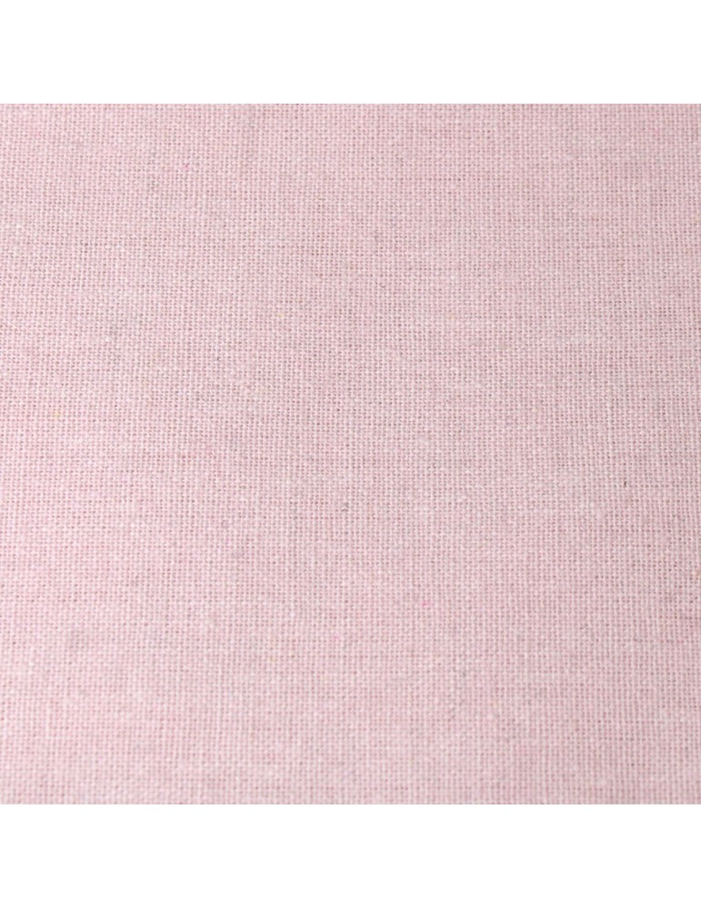 Coupon coton uni 50 x 50 cm rose