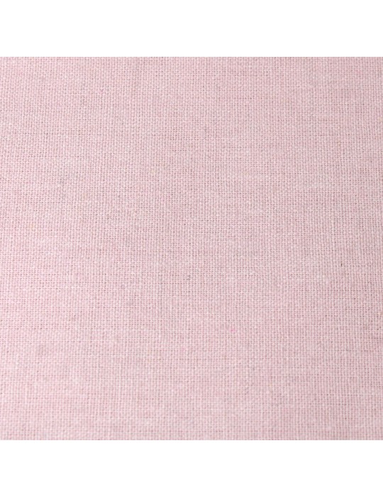 Coupon coton uni 50 x 50 cm rose