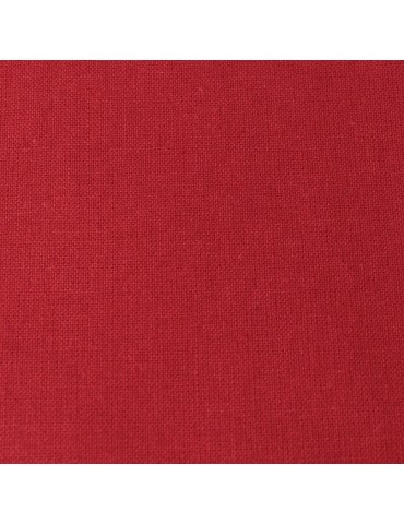 Coupon coton uni 50 x 50 cm rouge