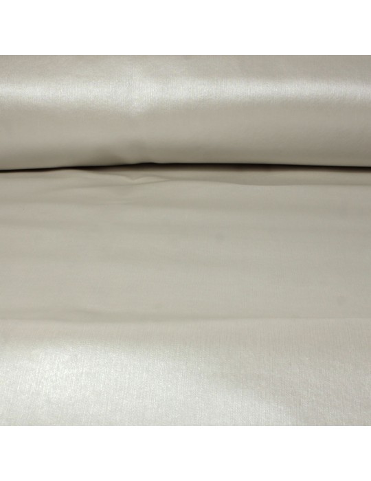 Tissu ameublement simili uni 140 cm blanc