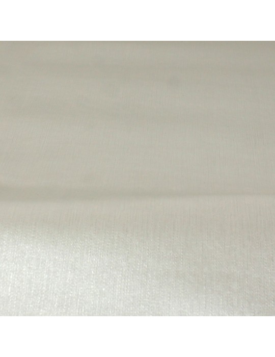 Tissu ameublement simili uni 140 cm blanc