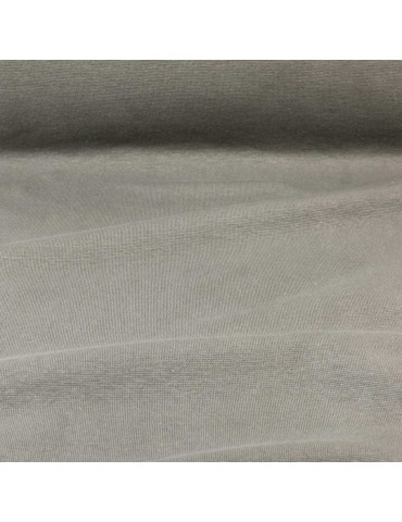 Tissu bord-côte tubulaire 35 cm oeko-tex gris