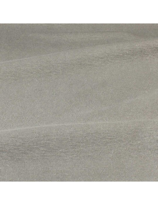 Tissu bord-côte tubulaire 35 cm gris