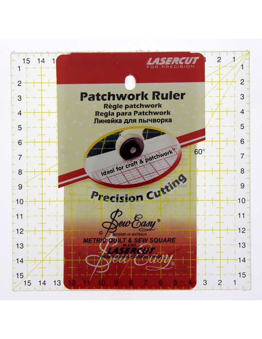 Règle patchwork-16 x 16cm
