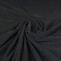 Tissu jersey uni noir