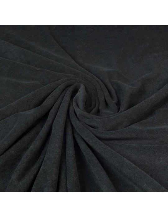 Tissu jersey uni noir