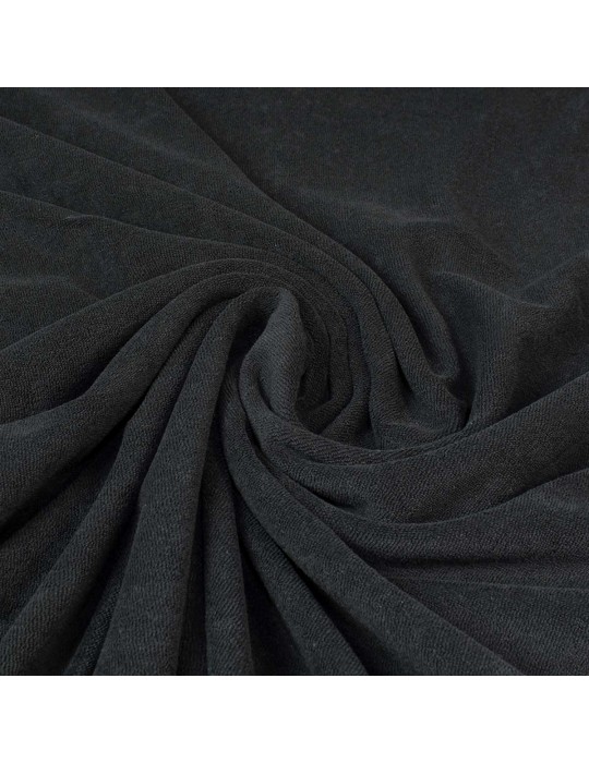 Tissu jersey uni noir