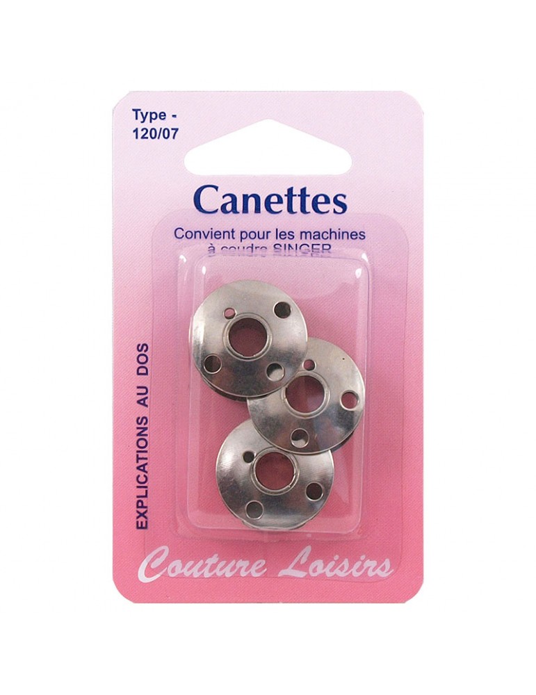 Canettes métal pour machine Singer