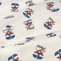 Coupon coton imprimé Paris Coeur 300 x 150 cm Coupon coton imprimé Paris Coeur 300 x 150 cm