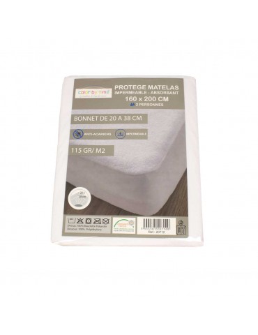 Protège matelas imperméable - absorbant 160 x 200 cm