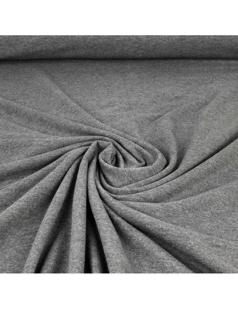 Tissu jersey uni gris Tissu jersey uni gris