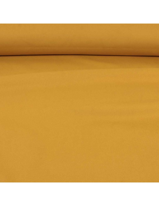 Tissu sergé de coton uni moutarde