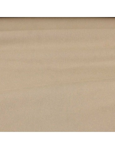 Tissu sergé de coton uni taupe