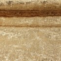 Tissu simili texturé doré