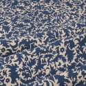 Coupon coton patchwork floral 50 x 50 cm beige