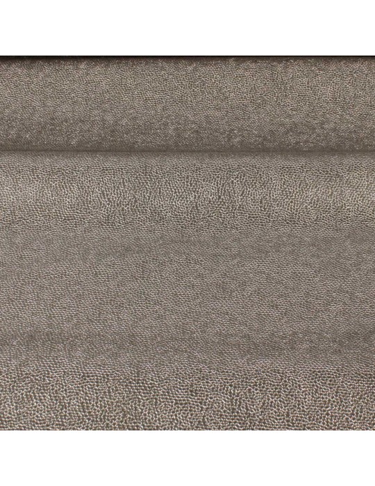Tissu simili bubbles gris acier