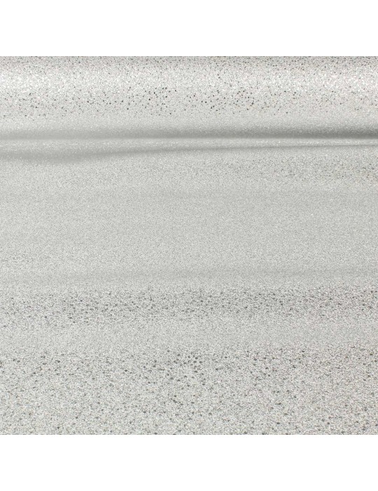 Tissu simili rocks argent