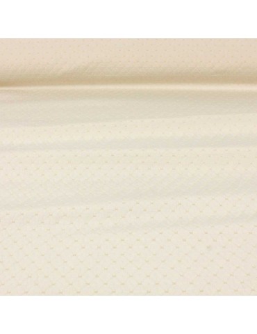Tissu jacquard Gillonnay écru