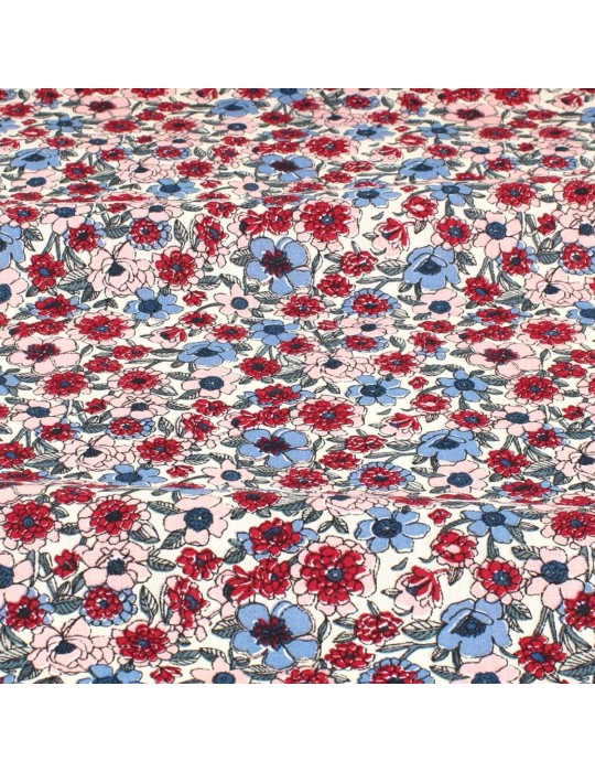 Tissu percale bovary écru