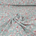 Tissu viscose kohana bleu ciel