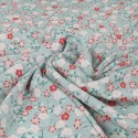 Tissu viscose kohana bleu ciel
