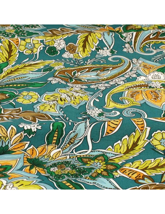 Tissu viscose kali vert émeraude