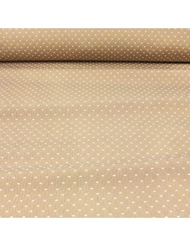 Tissu jacquard Gillonnay beige