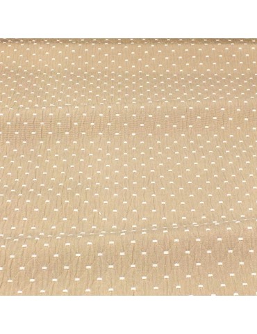 Tissu jacquard Gillonnay beige