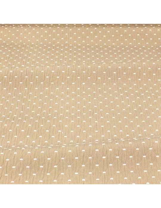 Tissu jacquard Gillonnay beige