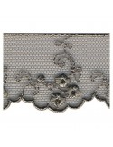 Dentelle Rachel 30 mm gris
