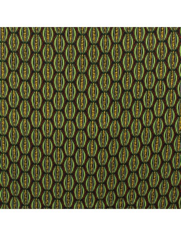 Tissu viscose manioc vert