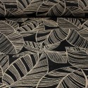 Tissu jacquard Malia noir