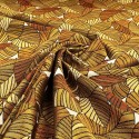 Tissu jacquard zambie doré Tissu jacquard zambie doré
